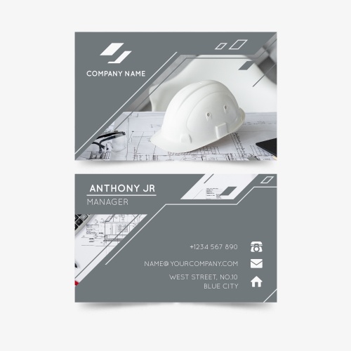 کارت ویزیت لایه باز عمران و معماری سری بیست و پنجم