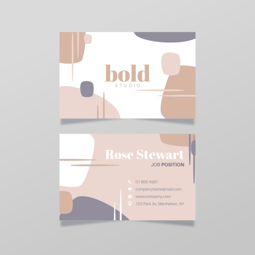 کارت ویزیت لایه باز دکوراسیون داخلی سری بیست و پنجم